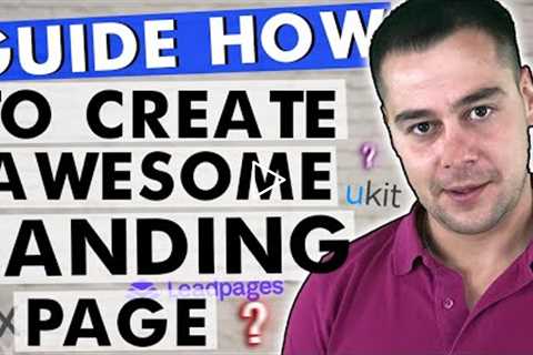 How to Create A Landing Page 🔥 Step-by-Step for Beginners