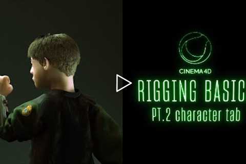 Cinema 4D Rigging BASICS Part 2 | Character Tab