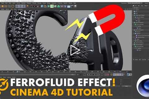 Ferrofluids on Anything Inside of Cinema 4D Tutorial