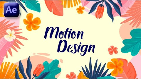 Motion Graphic Tutorial For Beginners - After Effects Tutorial.