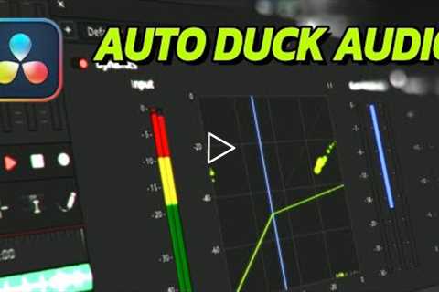 Audio Ducking DaVinci Resolve Tutorial