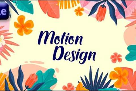 Motion Graphic Tutorial For Beginners - After Effects Tutorial.