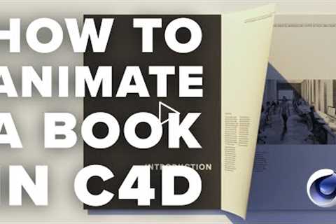 How to animate a Book | C4D Animation Tutorial