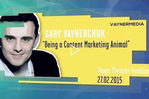 Gary Vaynerchuk | Being a content marketing animal - Online Marketing Rockstars Keynote | OMR15