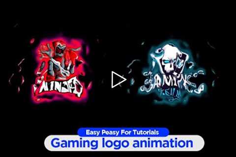 Create  Gaming Logo Animation in After Effects  | Gaming Intro Motion Graphics Tutorial