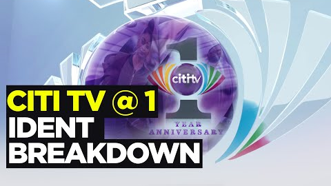 CITI TV at 1 Channel Ident  Breakdown - Cinema 4d & and After Effects