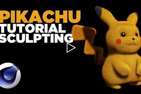 cinema 4d tutorials Live Stream detective pikachu