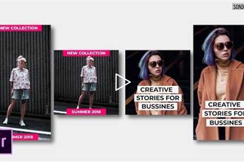 Create Instagram Stories | Adobe Premiere Pro Tutorial