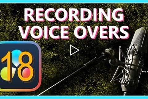 HOW TO RECORD VOICE OVERS IN DAVINCI RESOLVE 18