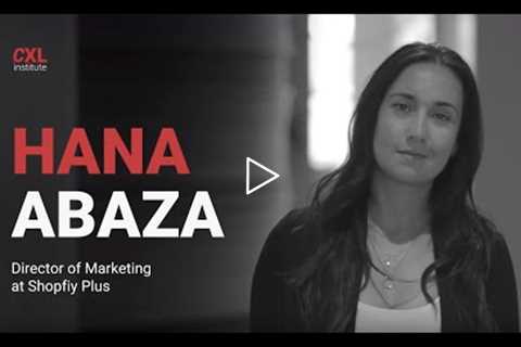 Hana's story: Becoming the best | CXL Institute