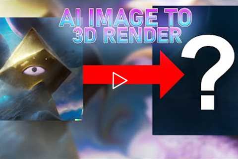 Recreating AI Images to 3D Renders with Cinema4D and Octane