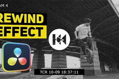 Rewind EFFECT | DaVinci Resolve 18 Tutorial