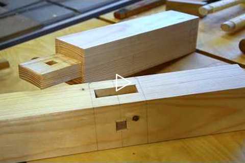 Japanese Carpentry #2: Komisen Tsugi (Mortise-tenon with a pin)