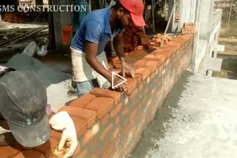 Brick Work | Brick masonry wall | working process