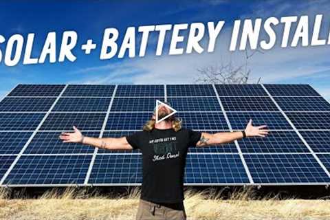 DIY Off-Grid Solar FULL Install & Wire Diagrams - Powering Our Homestead w/ the SUN!