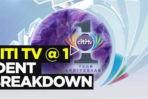 CITI TV at 1 Channel Ident  Breakdown - Cinema 4d & and After Effects