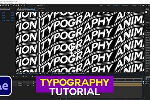 Typography Animation in After Effects - After Effects Tutorials