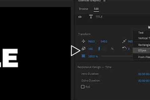 How to Create Animated Titles in Premiere Pro