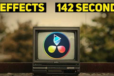 8 AWESOME Effects In Under 3 Minutes // DaVinci Resolve 17 Tutorial