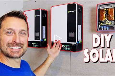 Growatt Inverter 5kw Installation And Wiring DIY Solar System!