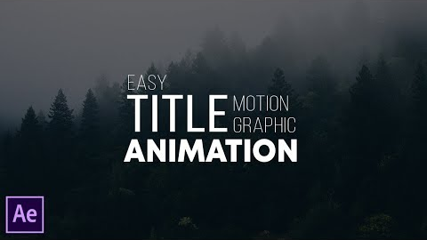 Easy Kinetic Typography | Modern Clean Titles After Effects 2021