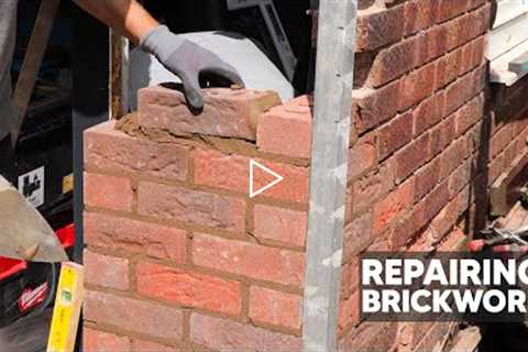 🧱 Repairing Corner Of Garage Brickwork 🧱