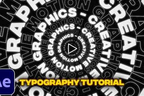 Kinetic Typography Circle Animation Tutorial in After Effects | Motion Graphics | No Plugins