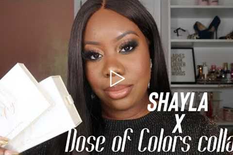 Shayla X Dose of Colors Collab | Review & Makeup Tutorial | Allurebyash