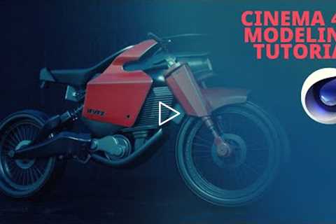 CINEMA 4D TUTORIAL | MOTOBIKE MODELING TUTORIAL PART 5