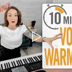 10 minute Vocal Warm Up - Do this before you sing!