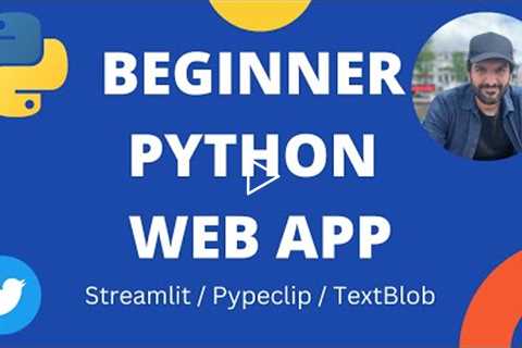 Beginner Python Web App Project | Tweet Analyzer