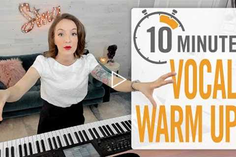 10 minute Vocal Warm Up - Do this before you sing!