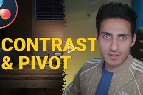 Color Grading using Contrast and Pivot | DaVinci Resolve Tutorial