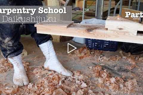 Part 2 - Traditional Japanese Carpentry - Daikushijuku - Itakura House - Kanawatsugi and Hashira