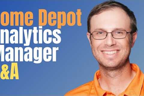 Home Depot Analytics Manager Jon L. Weininger Career Advice Q&A