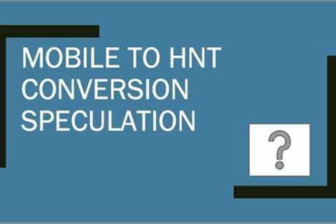 MOBILE to HNT Conversion Rate Speculation