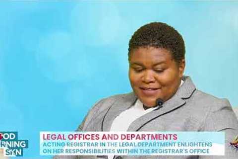 Legal Dept. Acting Registrar speaks On Her Roles Within The Registrar''''s Office | Good Morning SKN