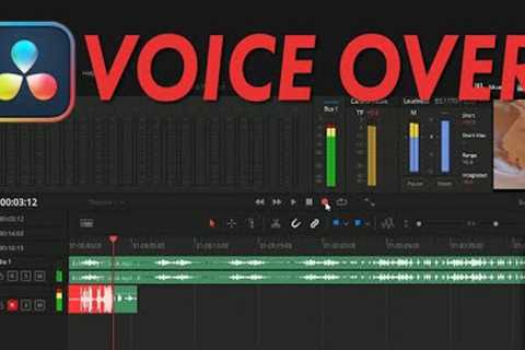 Recording Voice Over DaVinci Resolve Tutorial