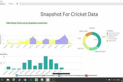 28.  Bookmarks, Snapshots and  Stories in Qlik Sense