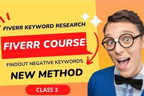 Deep Fiverr Gig Keyword Research, Fiverr SEO, Class 4, Freelancer Funda