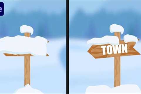 Snow Pieces Falling Animation in After Effects Tutorials