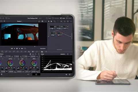 Silently Color Grading in Davinci Resolve on iPad