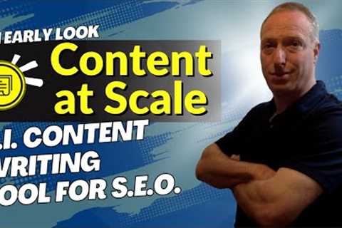 Content At Scale | Content Marketing AI Writer for SEO | An Early Inside Look