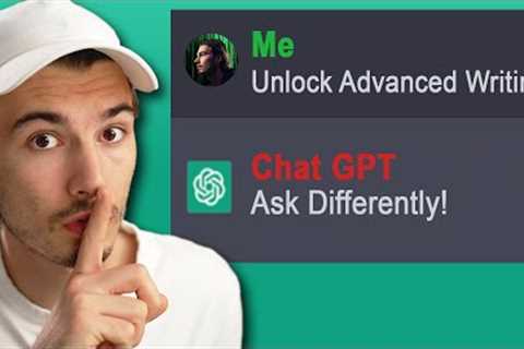 5 Secrets to Writing with Chat GPT (Use Responsibly)