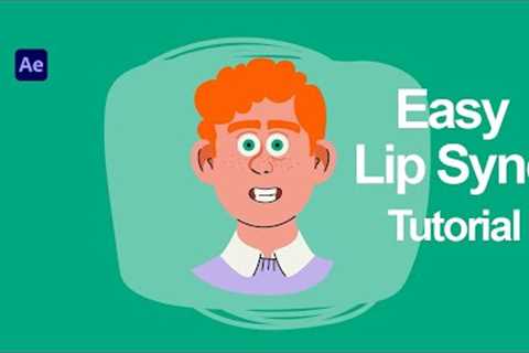 Lip-Sync Animation Tutorial In Adobe After Effects For Beginners In 2023