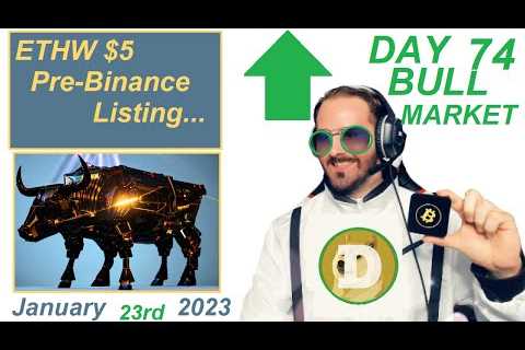 Day 74 Crypto Bull Market Tametheark Live Buy and Sell Signals ETHW Pre Binance Listing