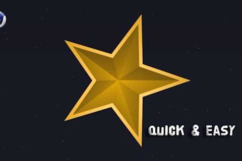 Create a 3D Star in Cinema 4D Simple and Quick