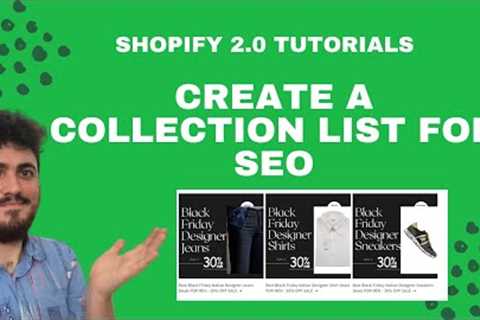 How to Make A Page of Collections on Shopify (Collection within a Collection), List of Collections