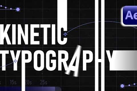 Kinetic Typography in After Effects 2023