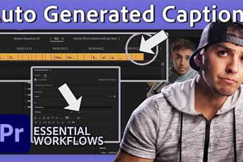 How to Auto Generate Captions in Premiere Pro | Essential Workflows with Parker Walbeck